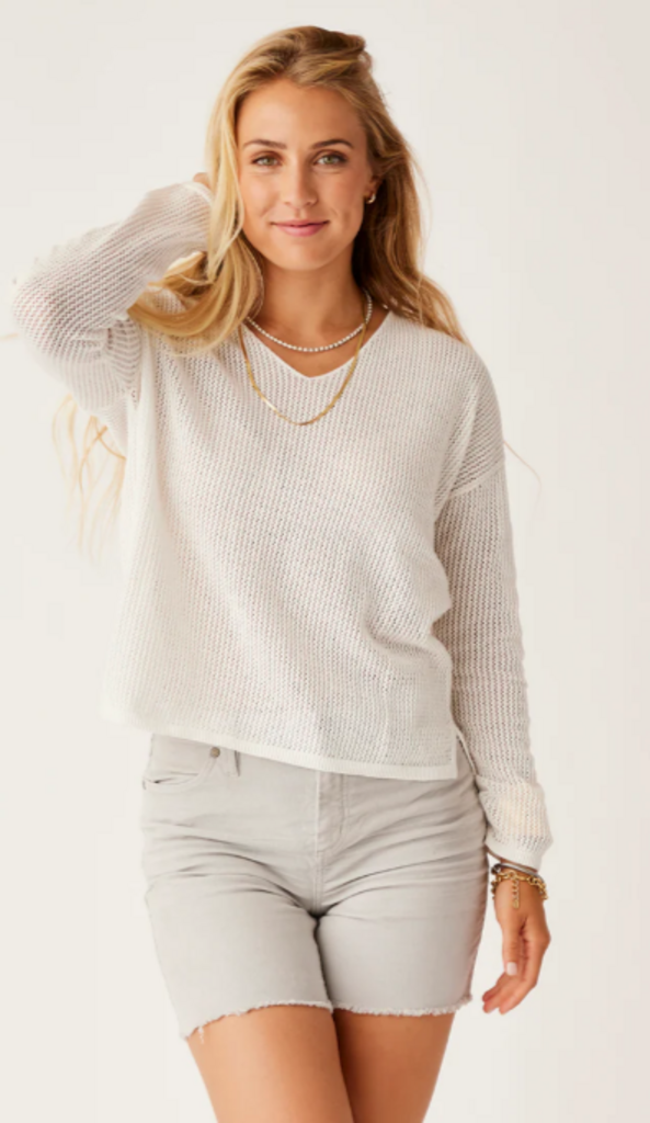 Carve Designs Zella Mesh Pullover