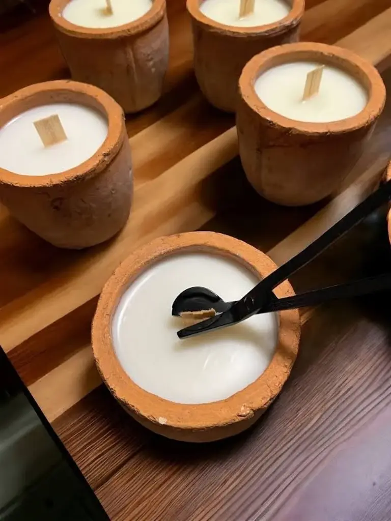 Cabin Candle Cabin Candel Burn and Grow