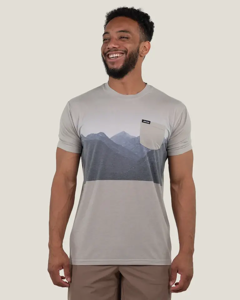 Belong Designs M Graphic Traverse Tek Tee