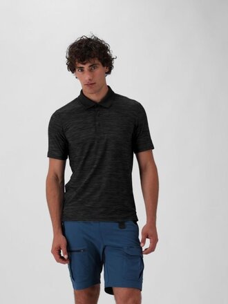 CMP Men's mèlange stretch jersey poloshirt