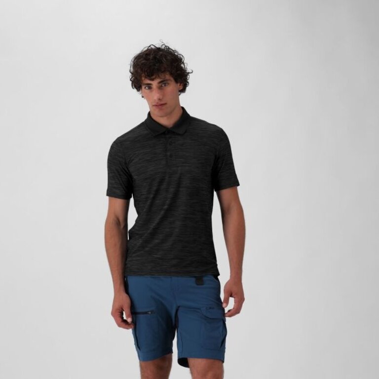 CMP Men's mèlange stretch jersey poloshirt