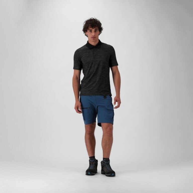 CMP Men's mèlange stretch jersey poloshirt