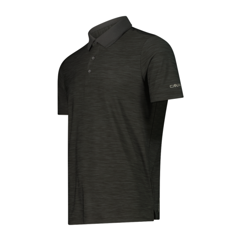 CMP Men's mèlange stretch jersey poloshirt