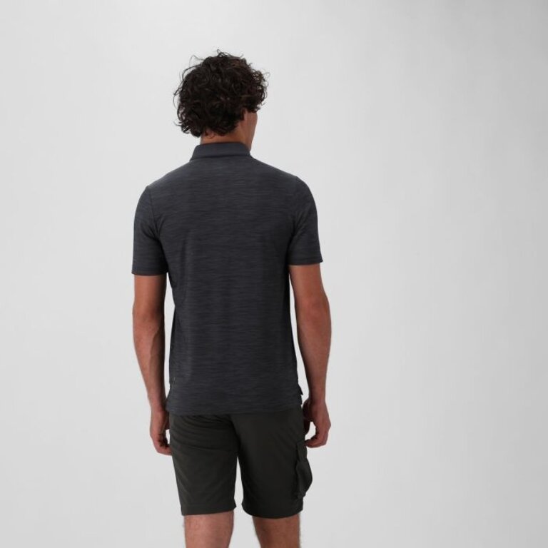 CMP Men's mèlange stretch jersey poloshirt