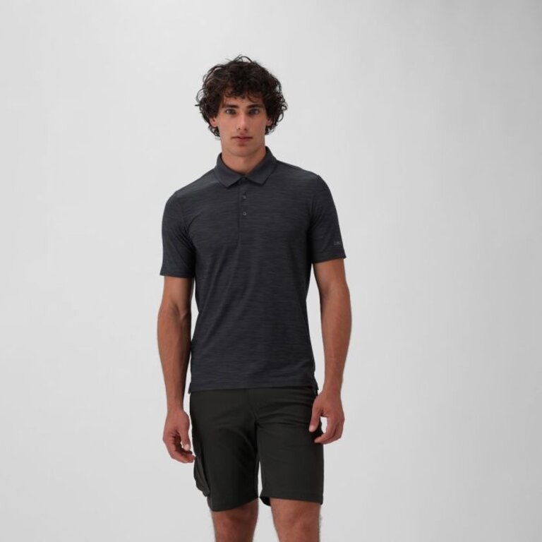 CMP Men's mèlange stretch jersey poloshirt