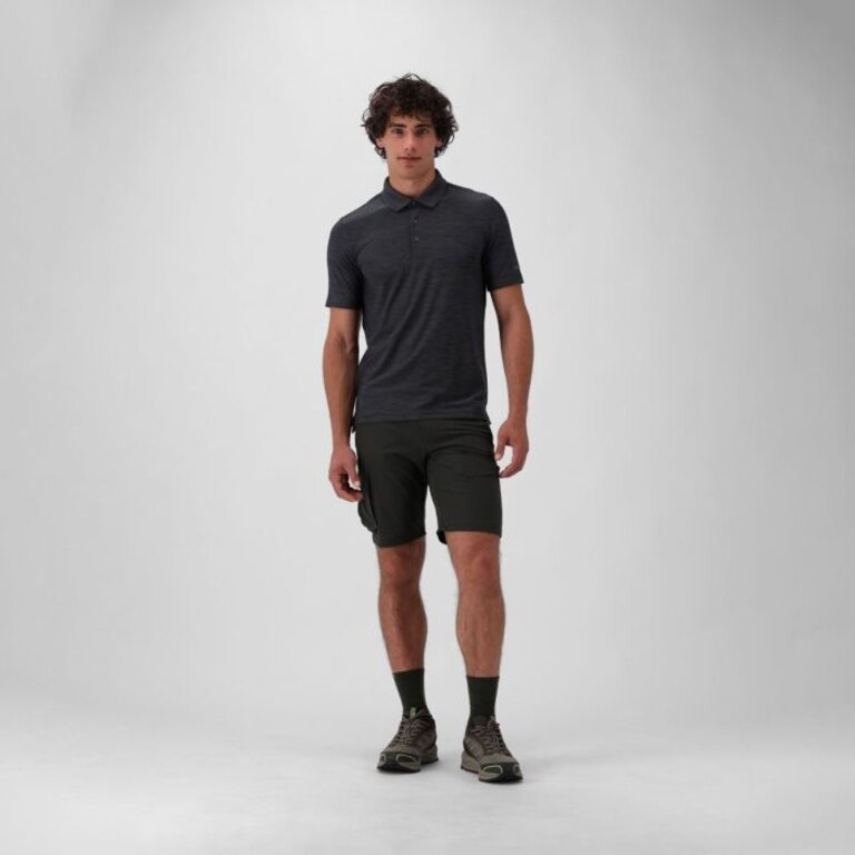 CMP Men's mèlange stretch jersey poloshirt