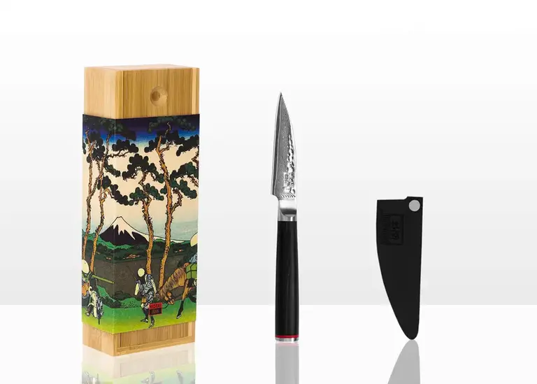 Kotai Paring Knife 9 cm - Pakka Damascus Collection