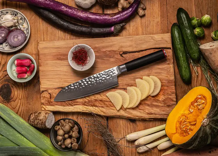 Kotai Kitchen Knife - Santoku Damascus Multi-Purpose Knife