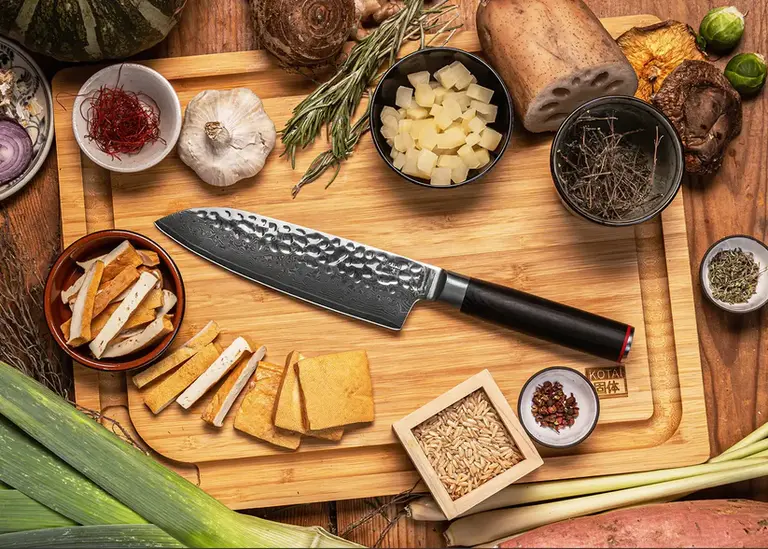 Kotai Kitchen Knife - Santoku Damascus Multi-Purpose Knife