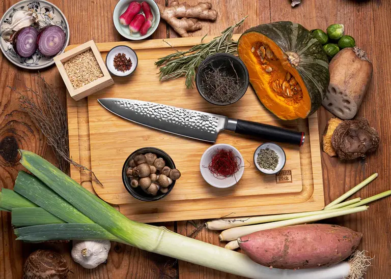Kotai Gyuto Chef Knife 20 cm - Pakka Collection