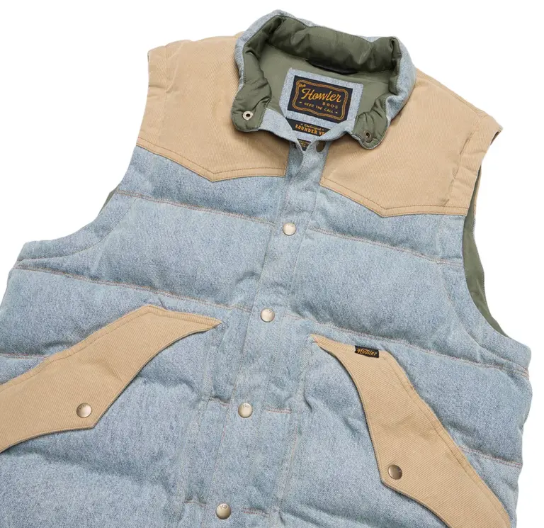Howler Bros Denim Rounder Vest