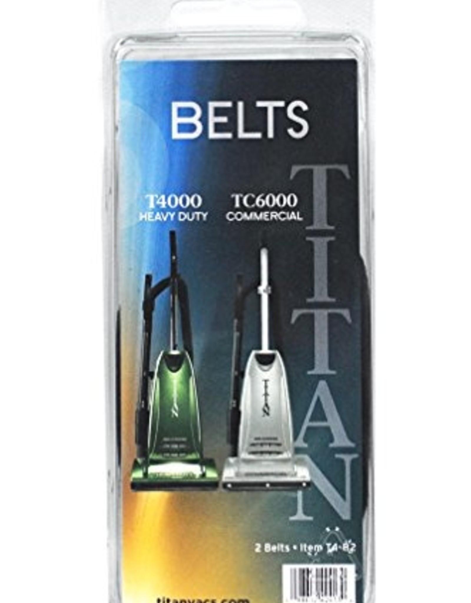 Titan Titan Belt 2pk Vacuum Cleaner Upright T4000, T4000.2, T6000, & T6000.2