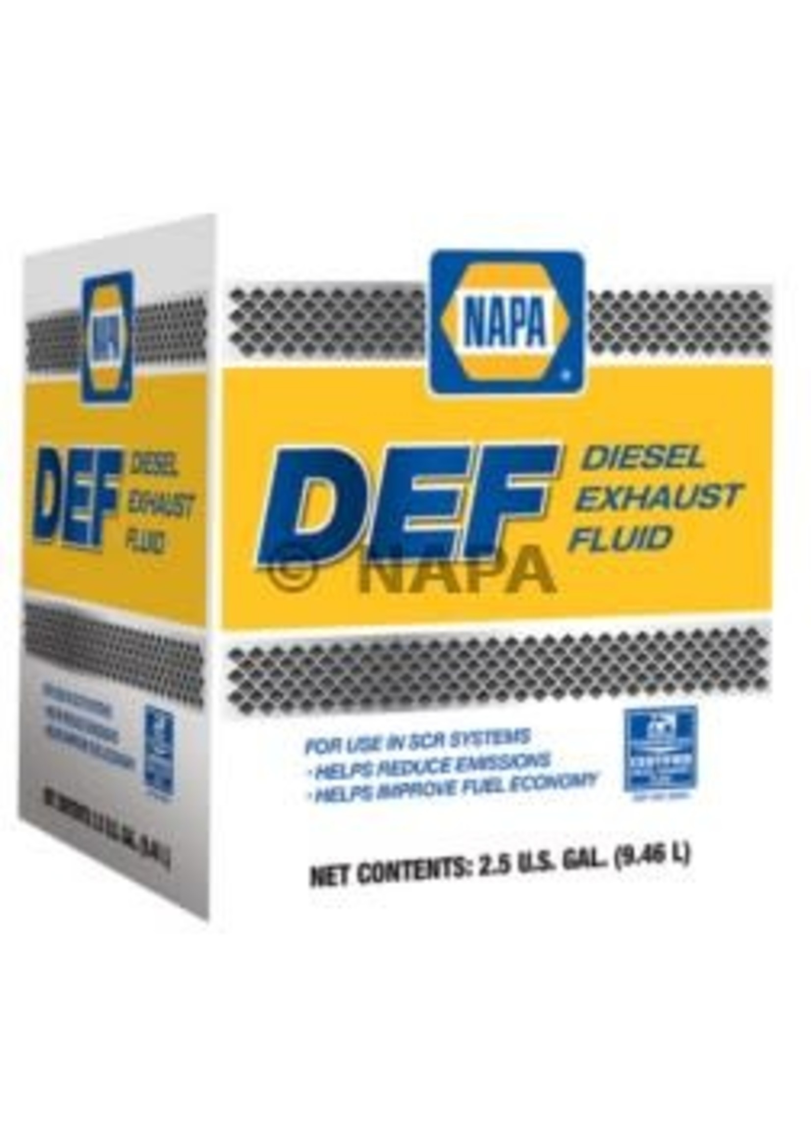 Diesel Exhaust Fluid, (DEF), Box 2.5 gal