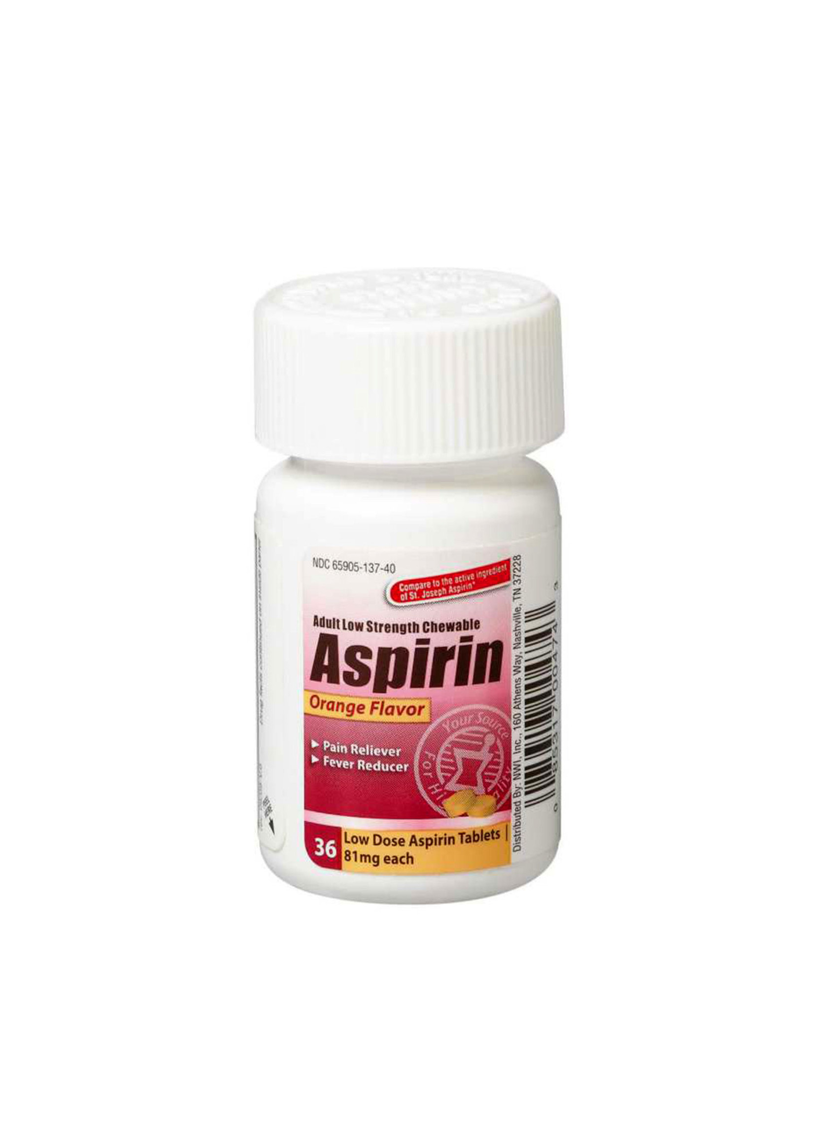Aspirin 81mg Chewable Tablets
