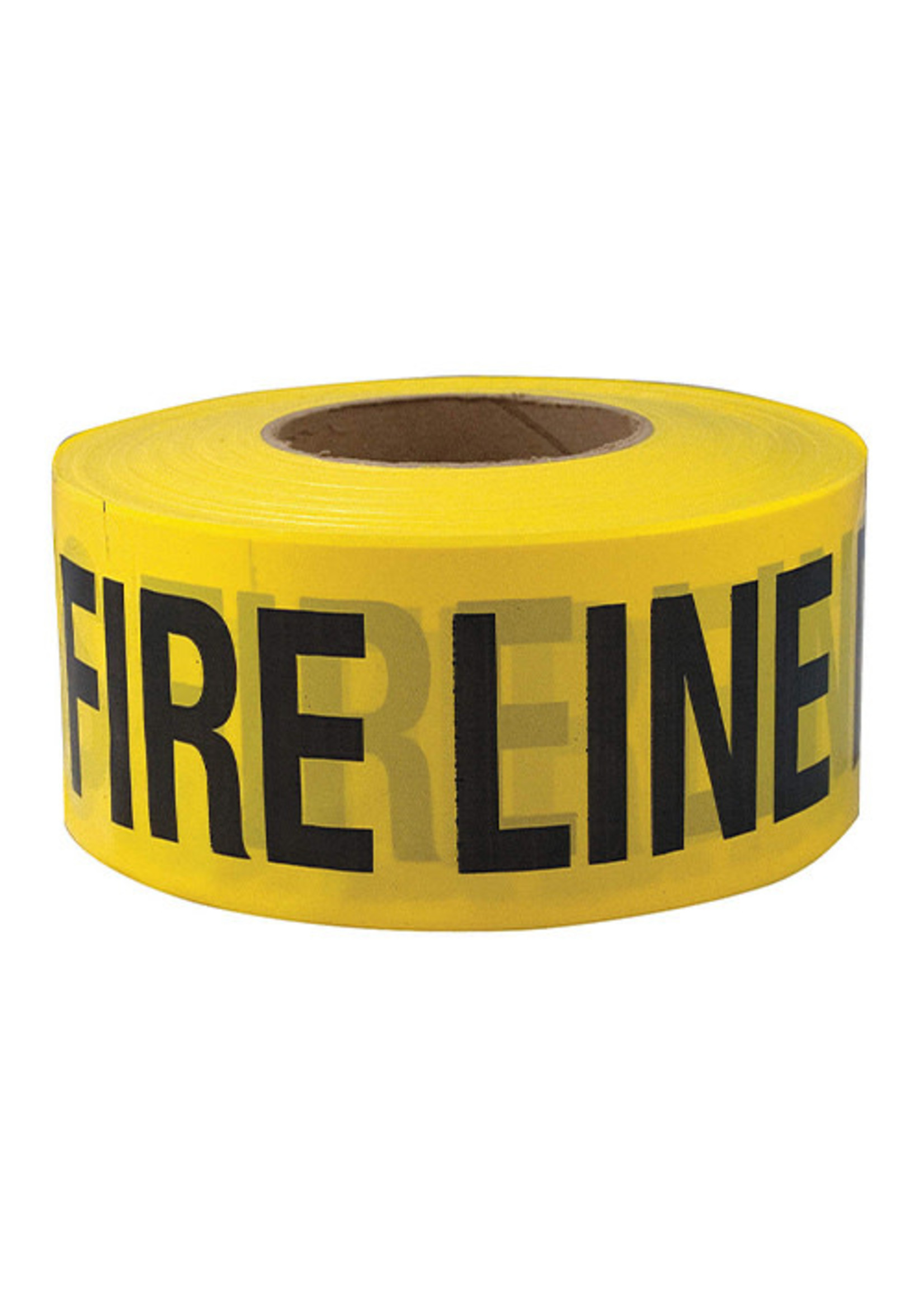 Barrier Tape 4'' Yellow Fire Line