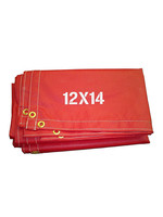 Fol-Da-Tank Salvage Cover 12X14 10 Oz. Red Vinyl