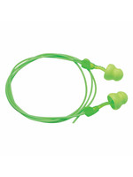 Disposable Ear Plugs, Corded, Green, 10/pk