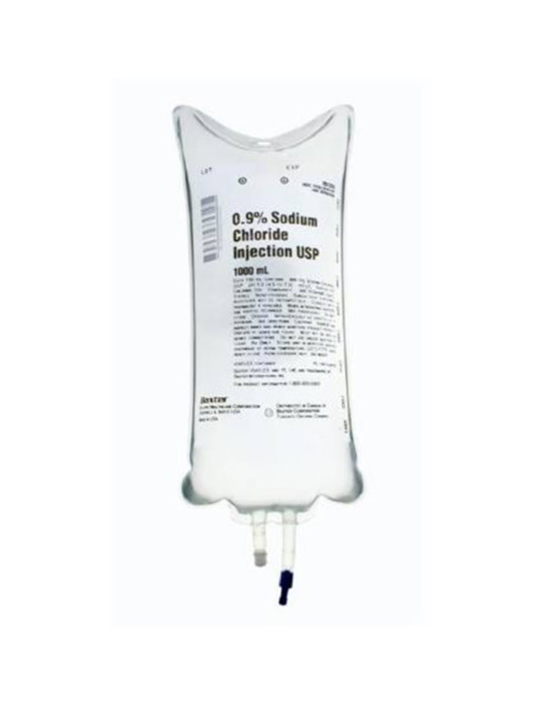 Sodium Chloride 0.9% IV Fluid 1000mL 12/cs - Unified Fire Authority