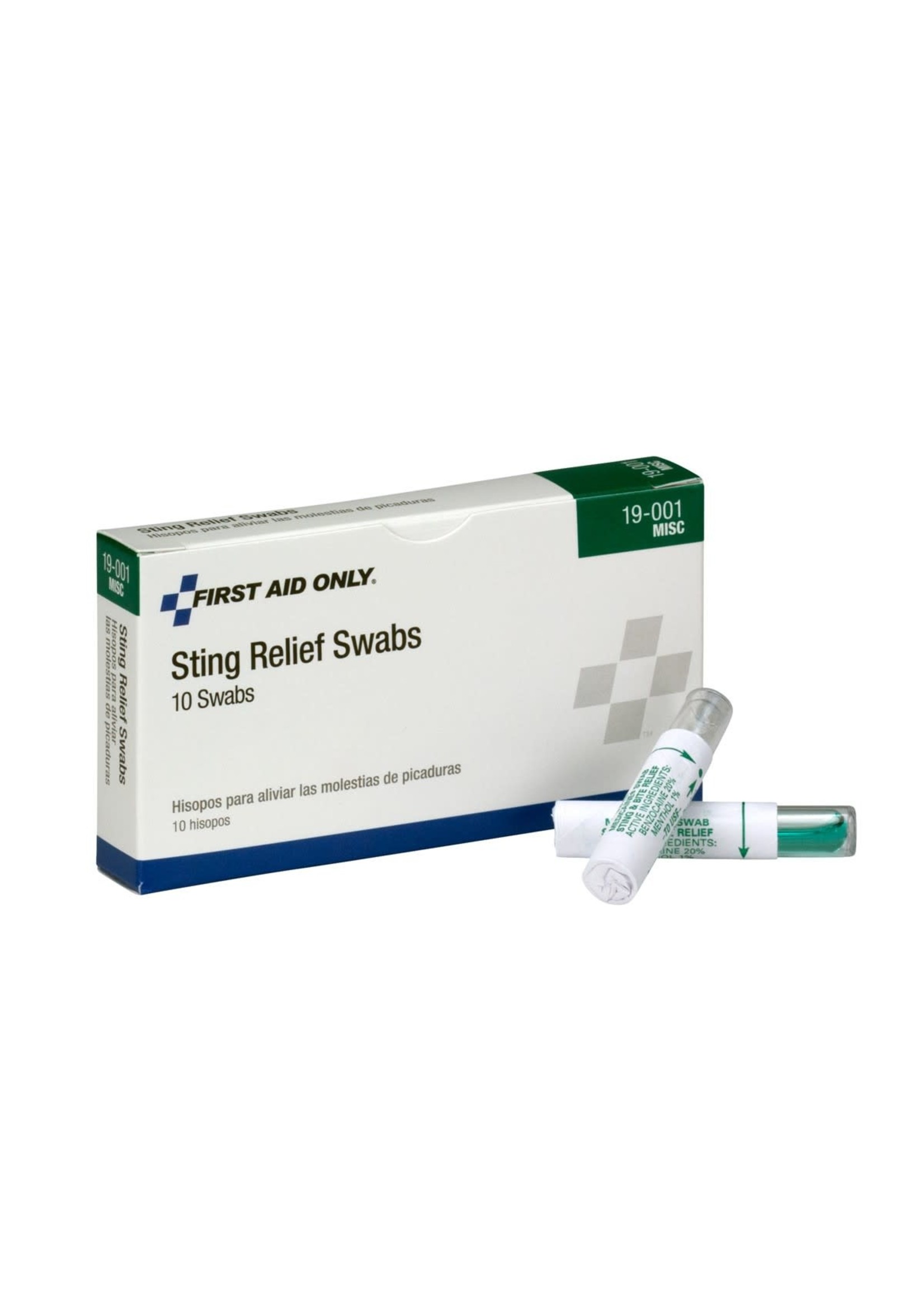 Insect Bite Sting Relief Swabs 10/bx