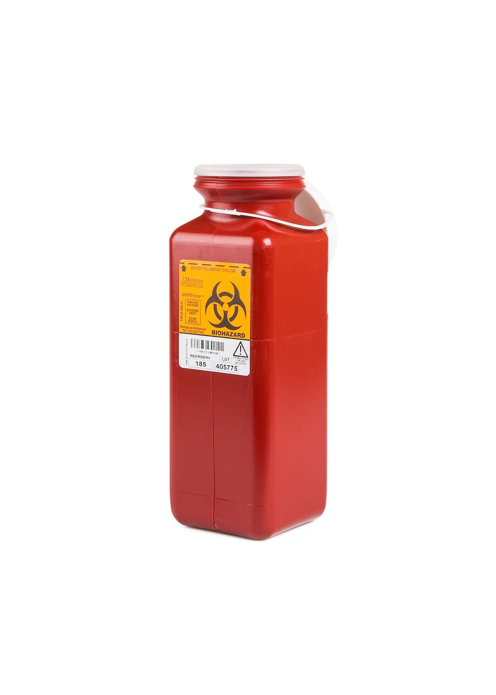 Sharps Container 1.7 qt, Tall Red‚ (185)