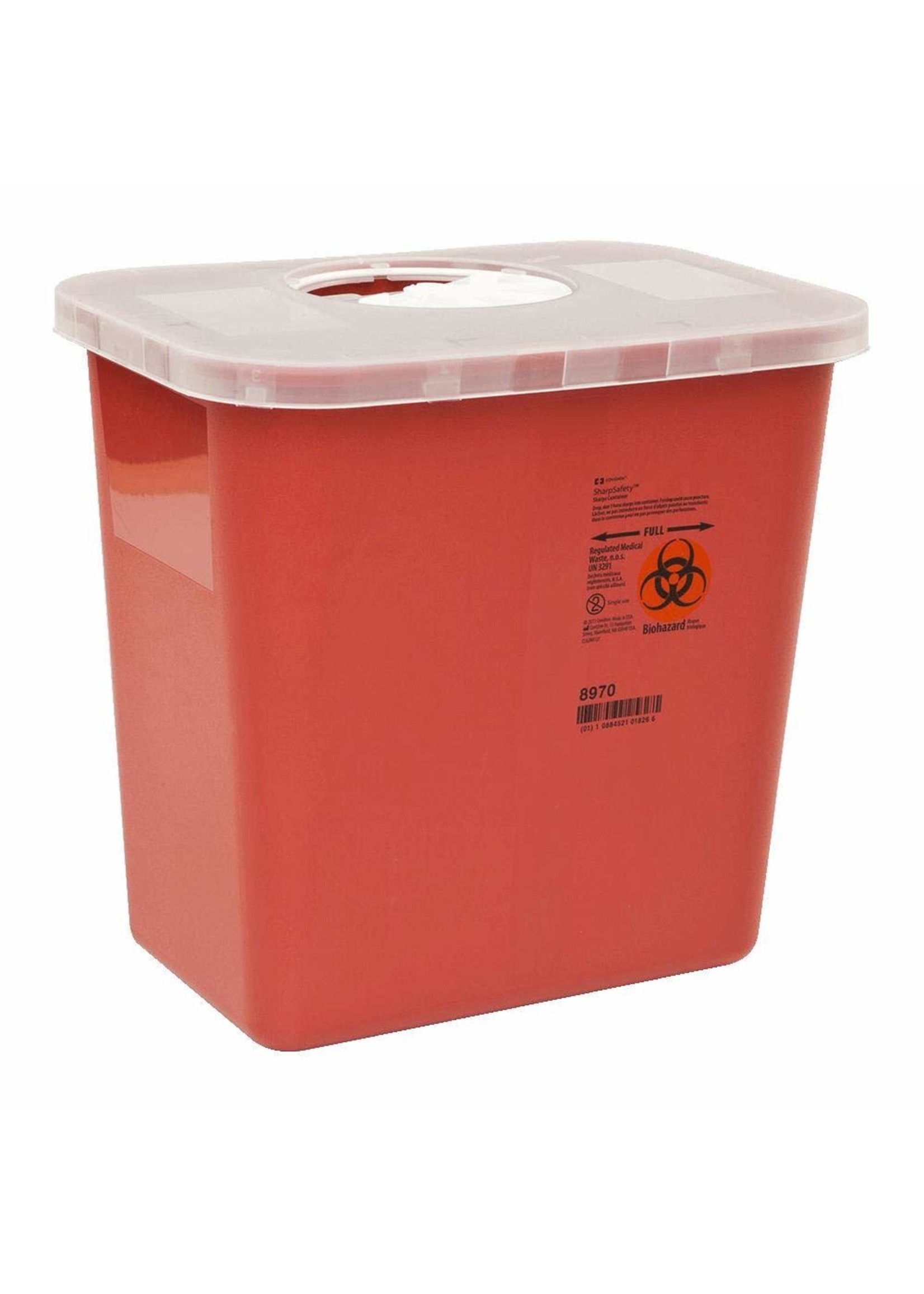 Sharps Container 2 Gal  Roto Lid  (8970)