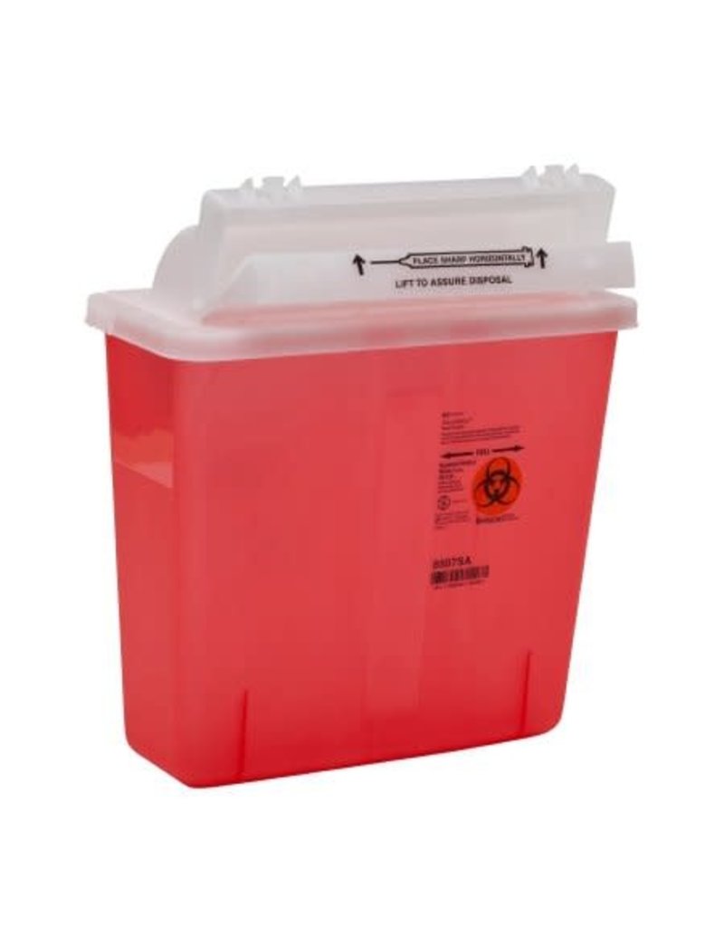 Sharps Container 5 qt, Counterbalance Lid, (8507Sa) Unified Fire