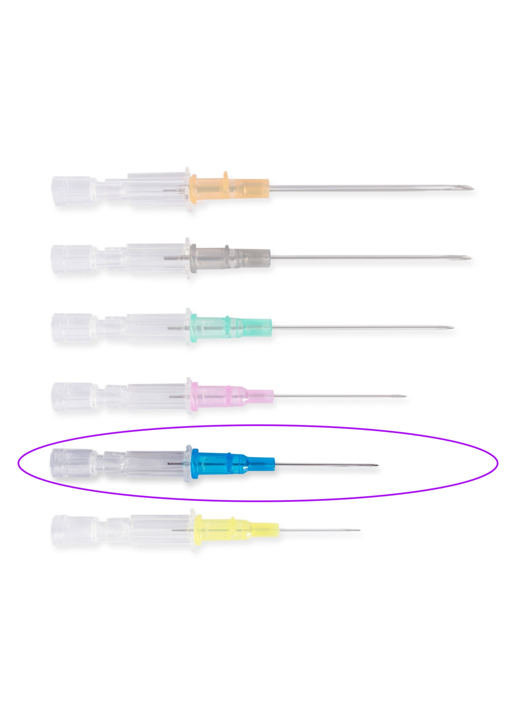 IV Catheter, Introcan, 22gx 10/pk