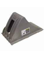 Gray Wheel Chock, Aluminum, 8'' Width