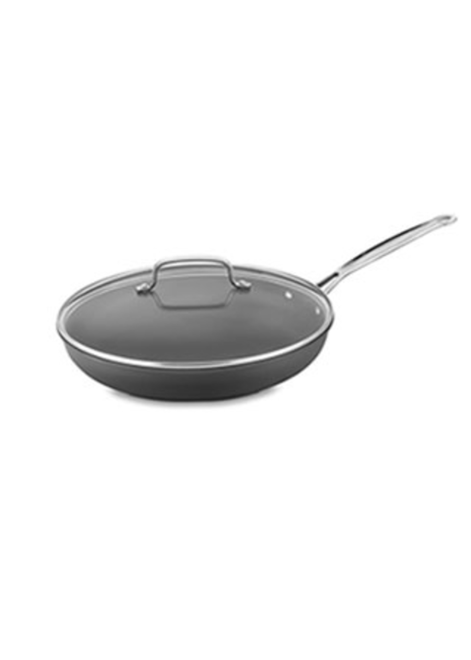 Nonstick Hard-Anodized 12-Inch Skillet with Glass Cover