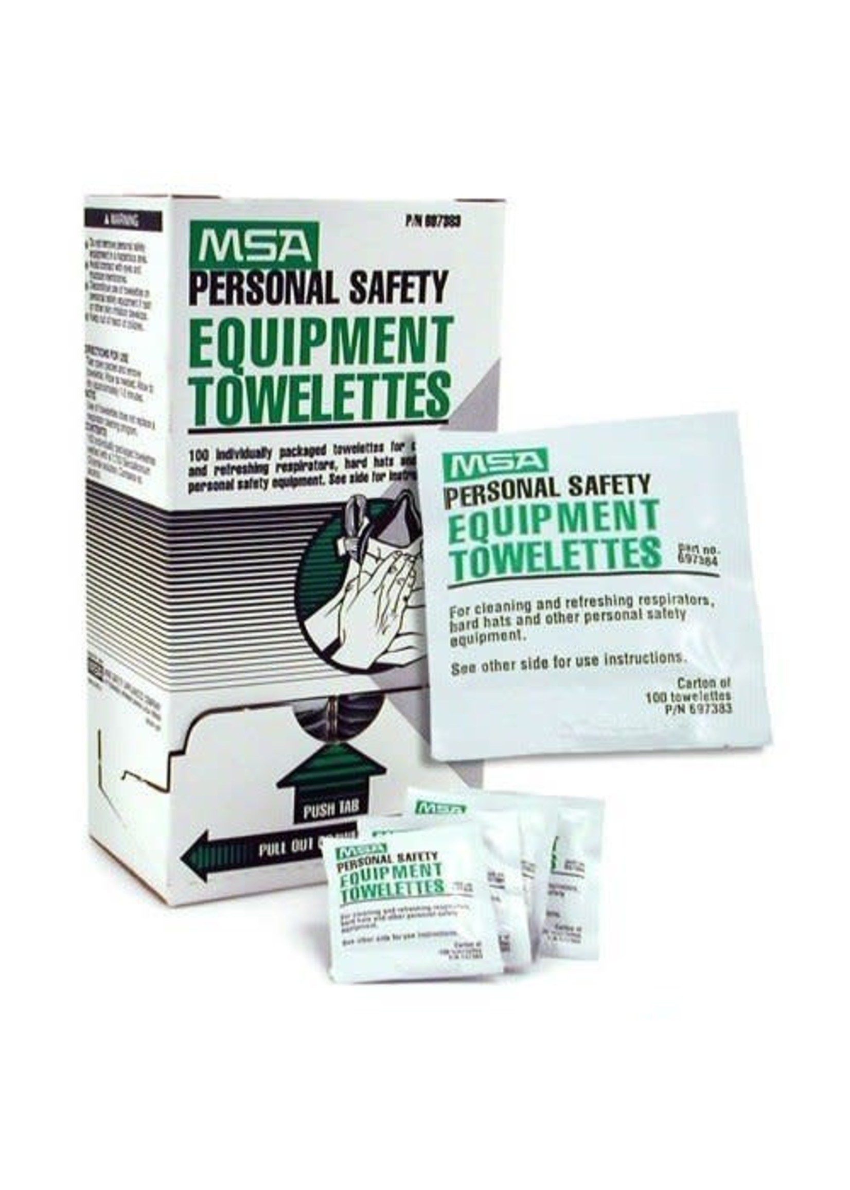 MSA Mask Towelettes (Pack of 100)
