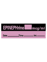 Labels, Epinephrine 1/2x1-1/2'' Violet 600/Rl