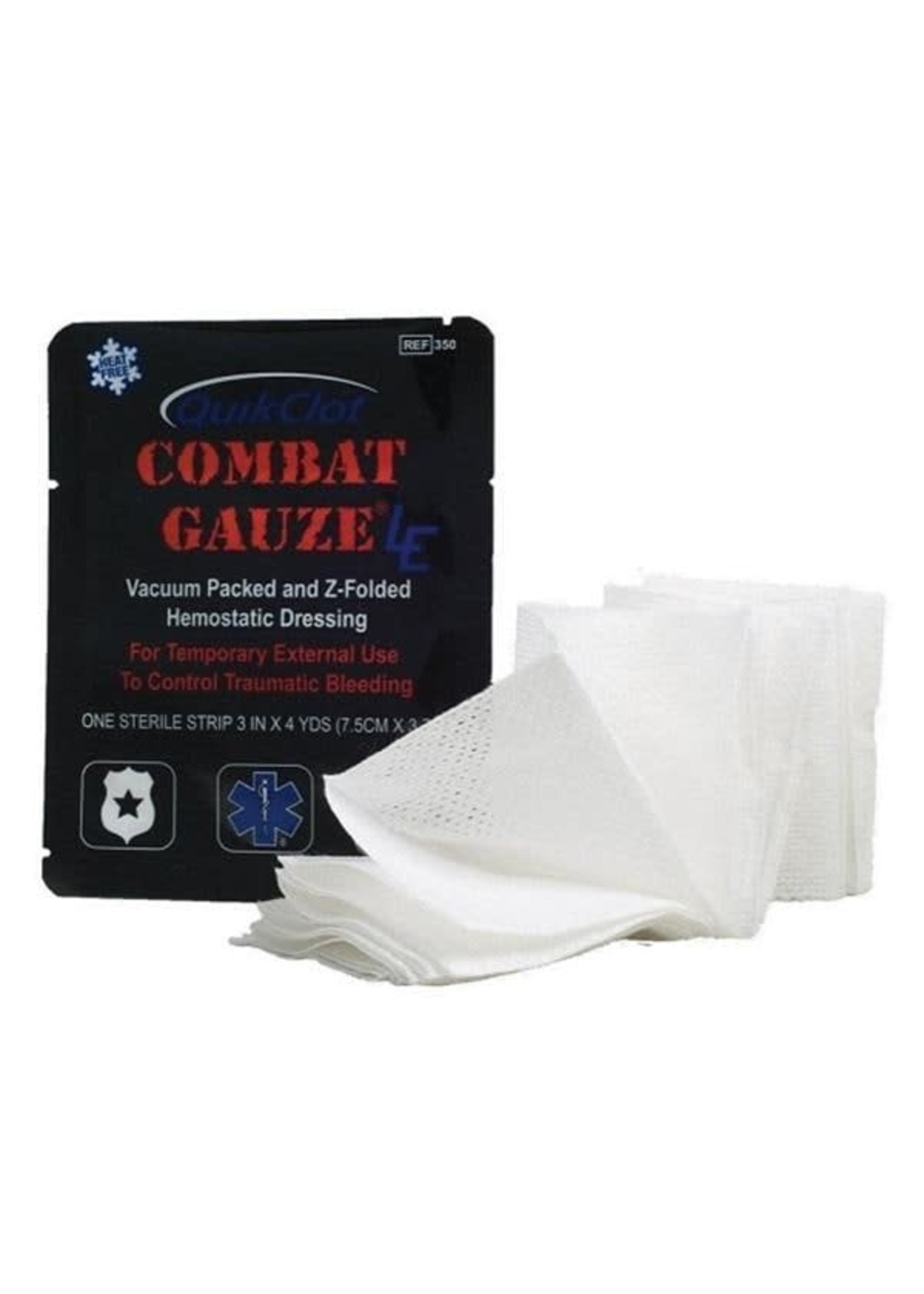 QuickClot Hemostatic Combat Gauze LE