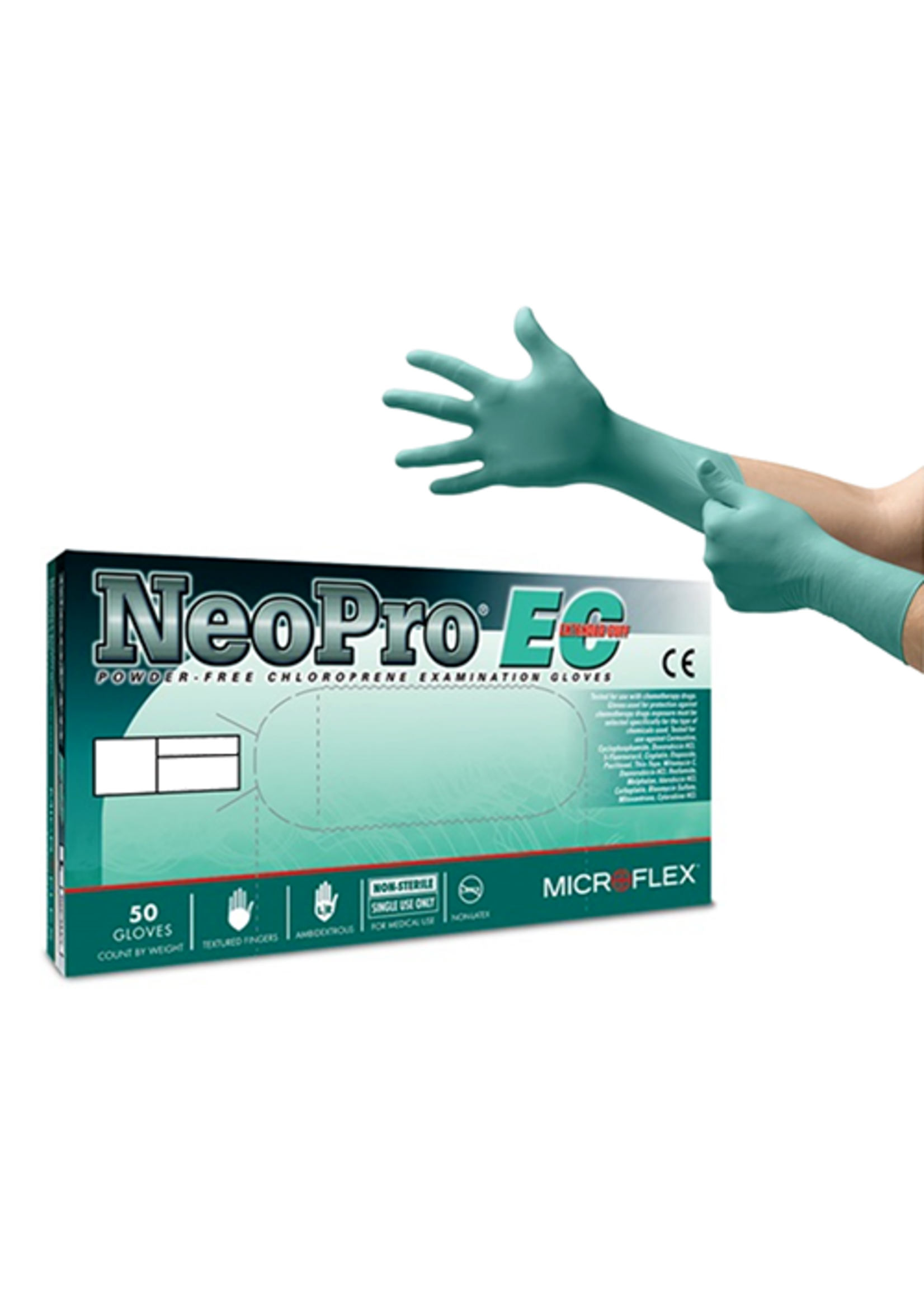 Exam Gloves XL - Neopro EC Green