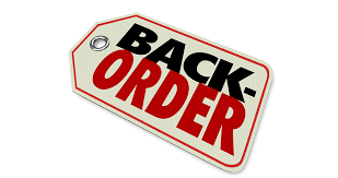 Backorders for 1/17/25