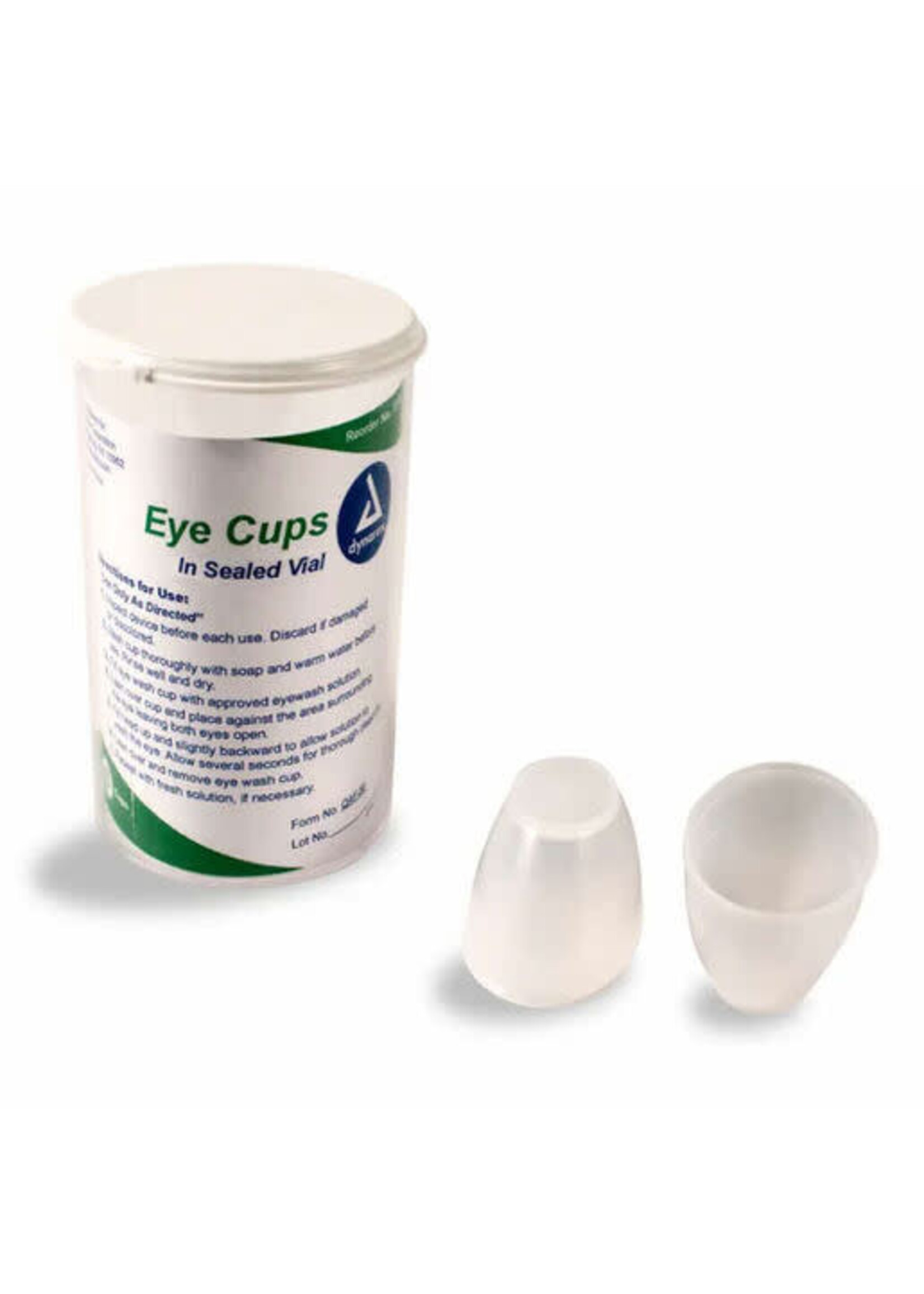 Plastic Eye Cups, 6/Vial