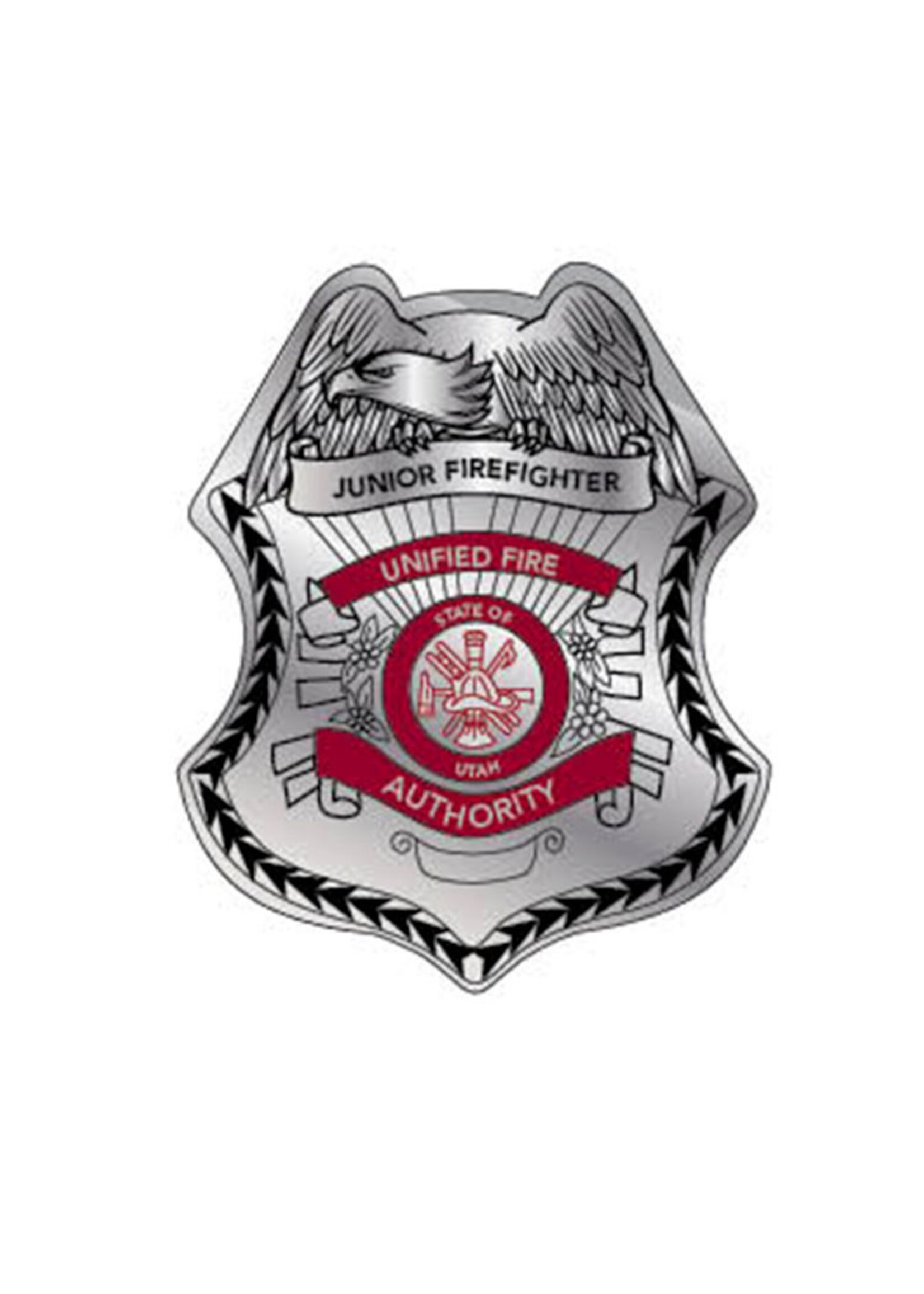 Kid Sticker, Jr. Firefighter 100/pk