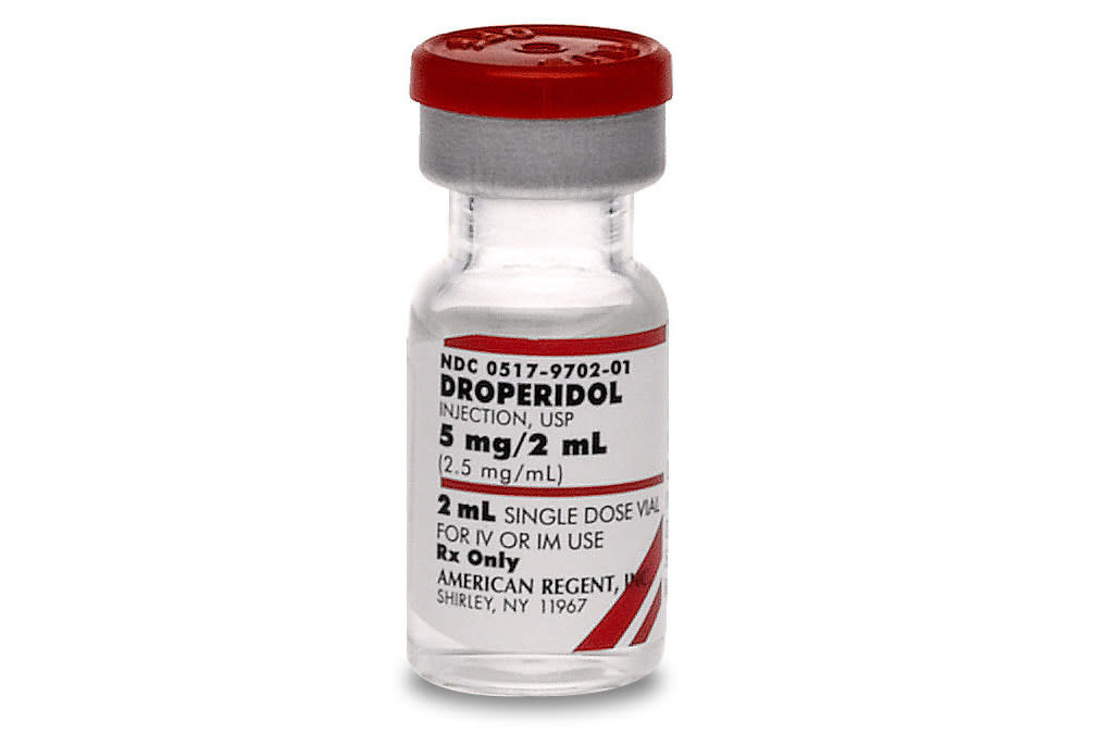 Droperidol Injection single - Unified Fire Authority