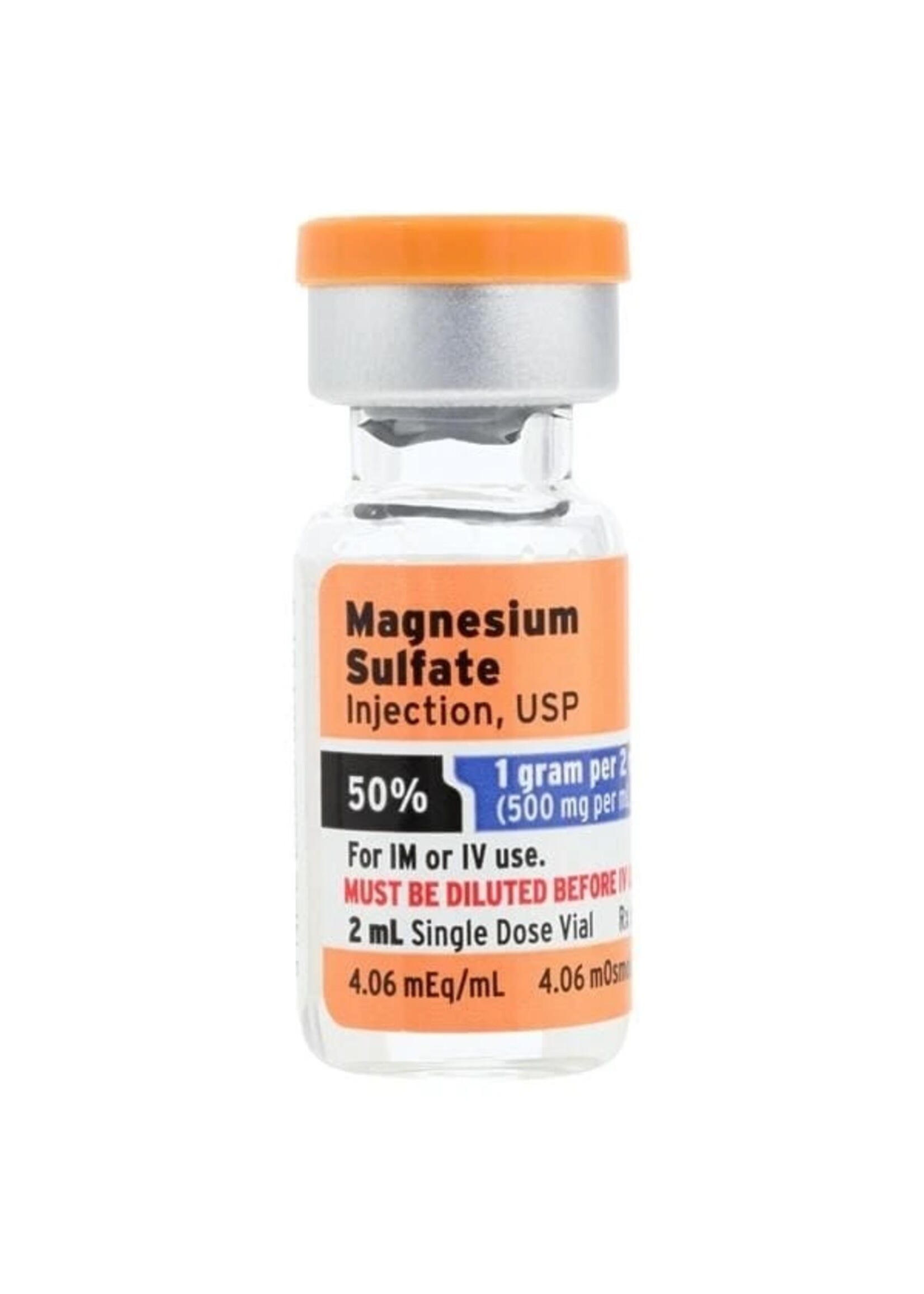 Magnesium Sulfate 1 gram/2mL vial