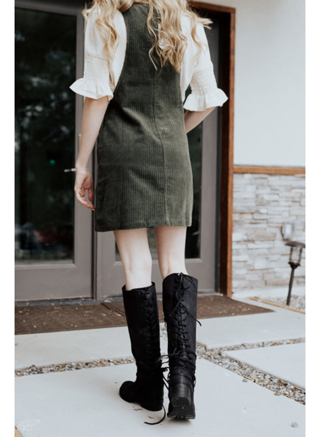 Very Volatile Black Tall Flat Boot w 