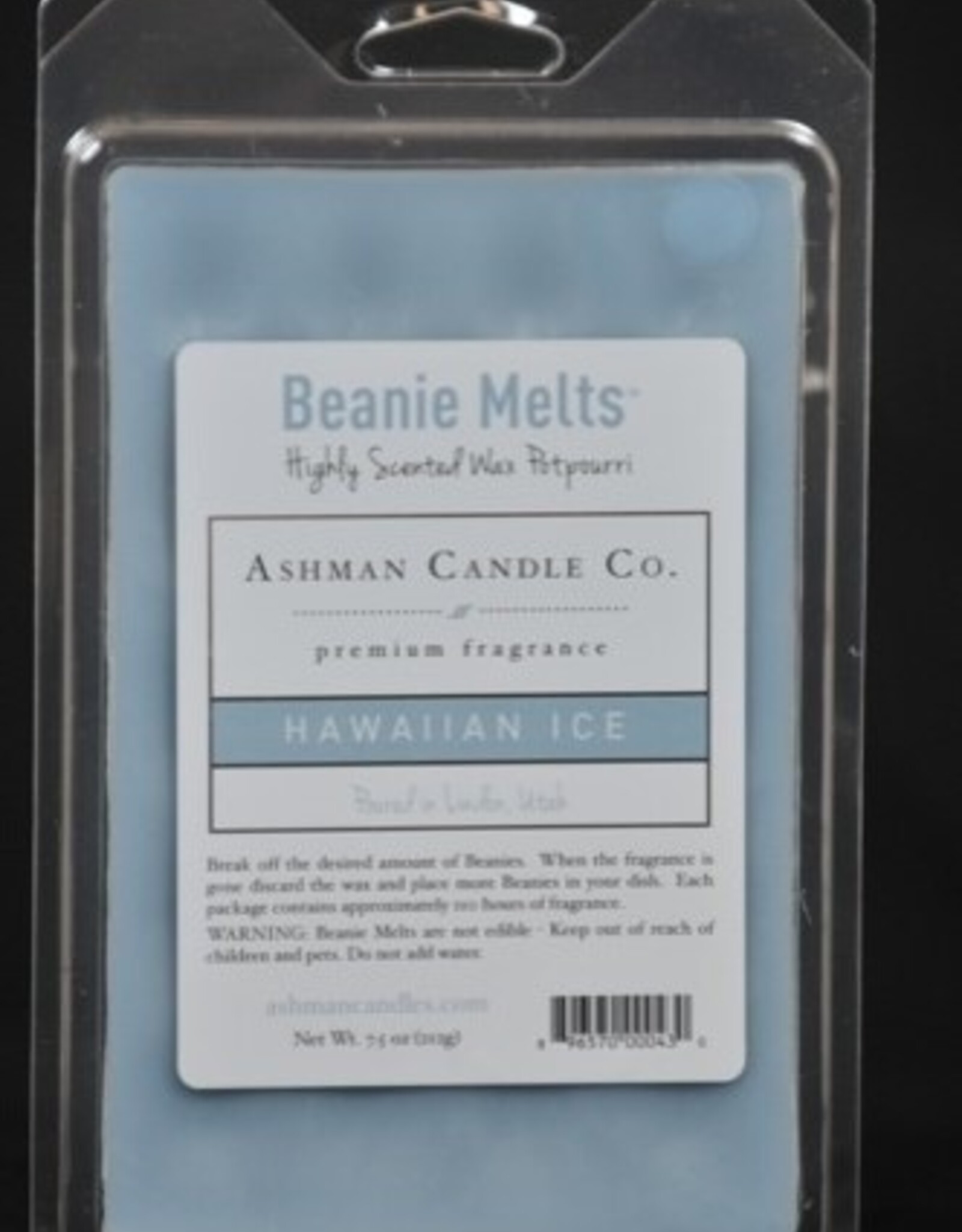 ASHMAN Beanie Melts - Hawaiian Ice