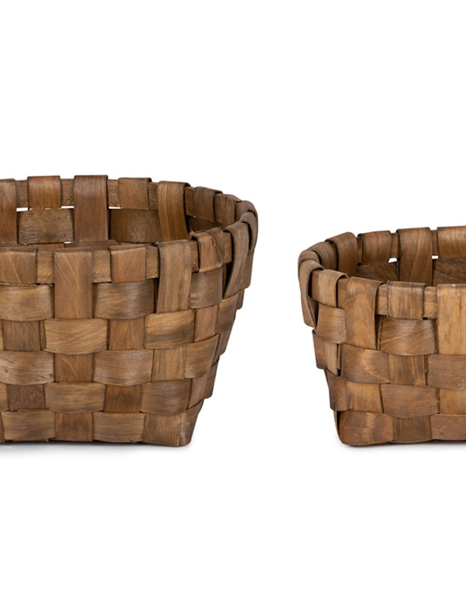 Melrose International Wood Baskets