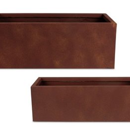 Melrose International Rectangle Planter Pots