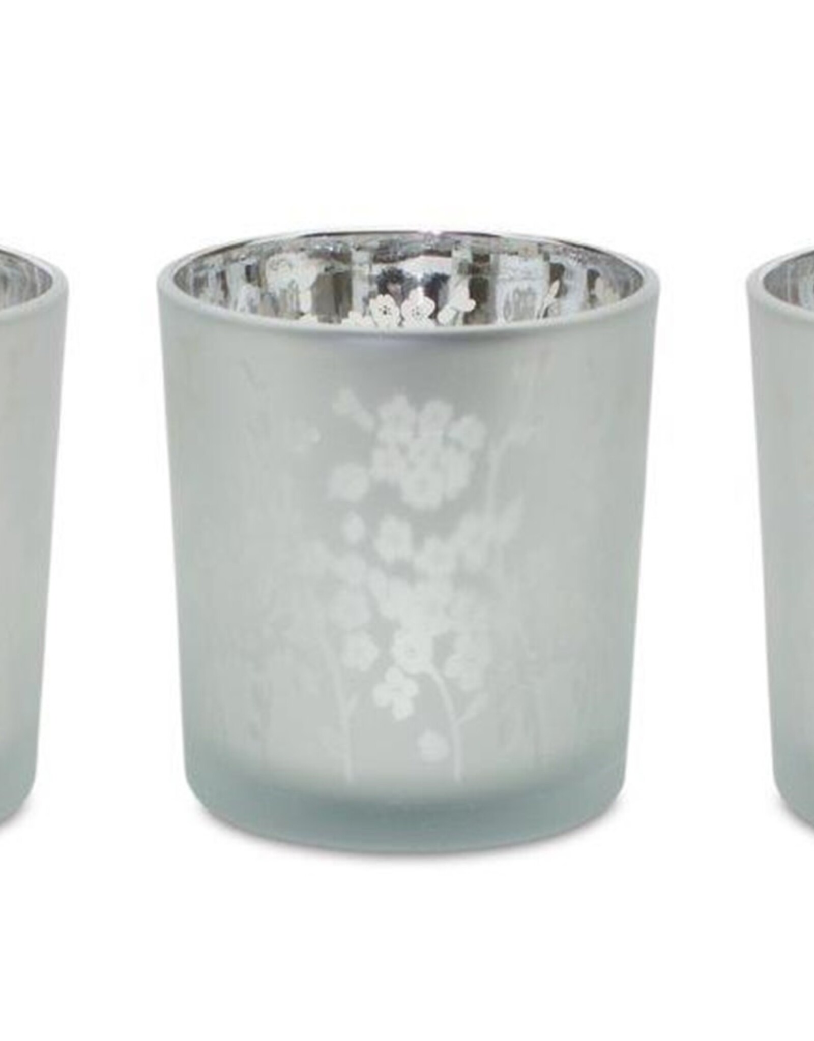 Melrose International Silver Votive Holder