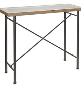 Melrose International Table w/Glass Top