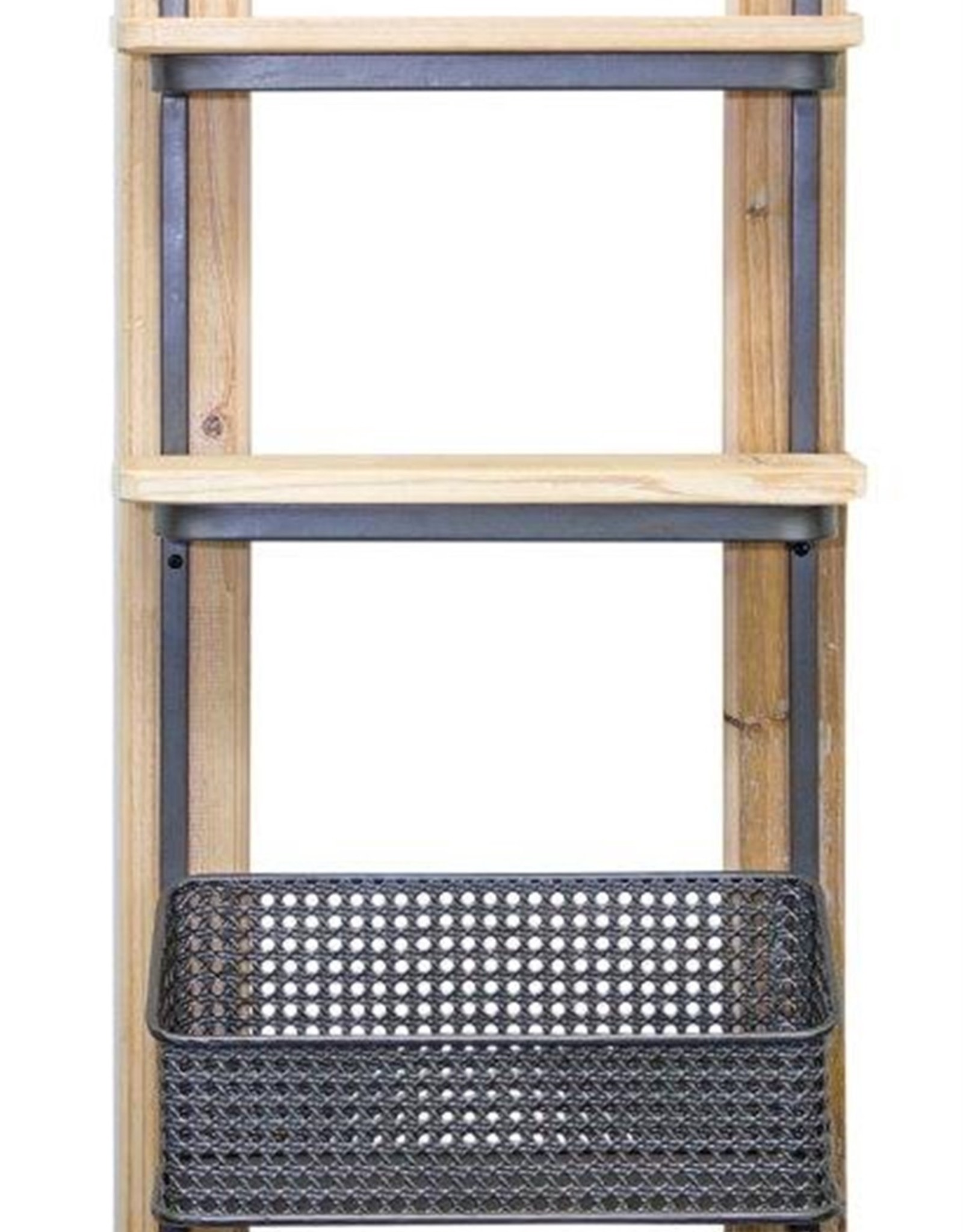 Melrose International Wall Shelf with Basket