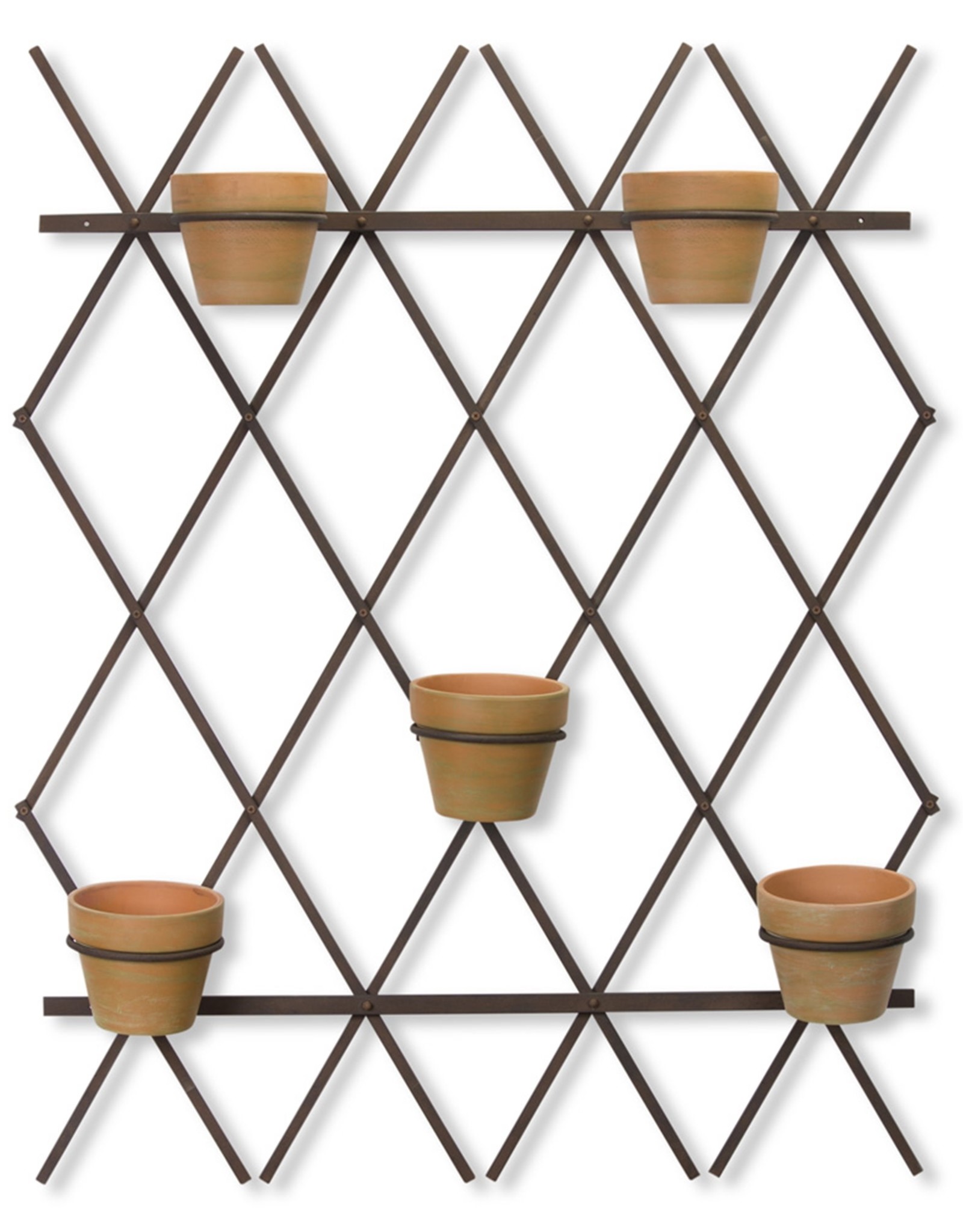 Melrose International Trellis With Pots