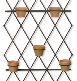 Melrose International Trellis With Pots