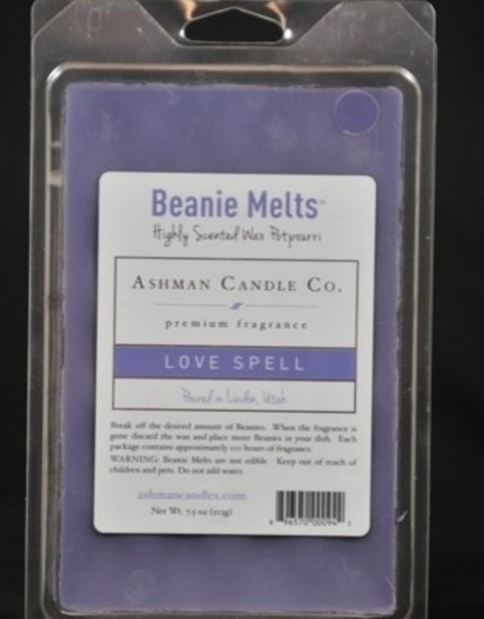 ASHMAN Beanie Melts - Love Spell