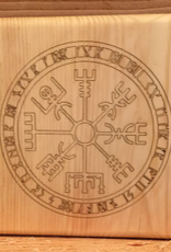 Compass with Runes - Burned