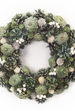 Melrose International Pine Cone Wreath (Set of 2) 13"D Cones